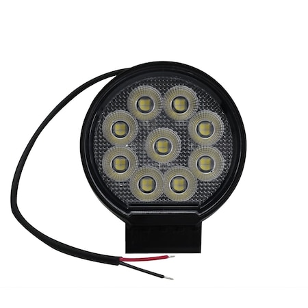 Race Sport 4.5-inch 56-Watt Round IQ Series Auxiliary LED Flood Beam RS4IQ56WR